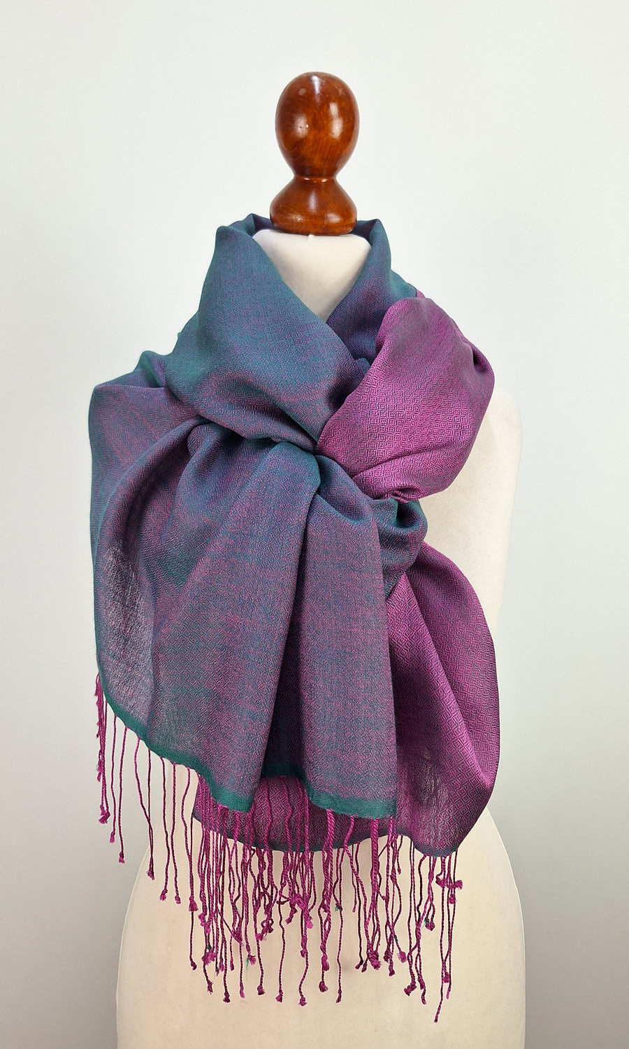 Mohini - eleganter großer Schal aus Kaschmir und Seide 