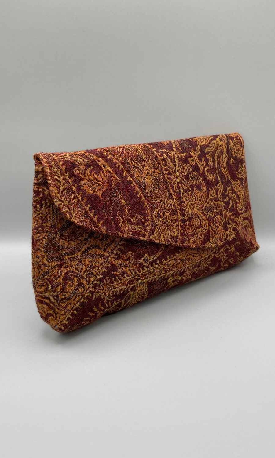 Rust - handgefertigte Tasche aus Kaschmirwolle