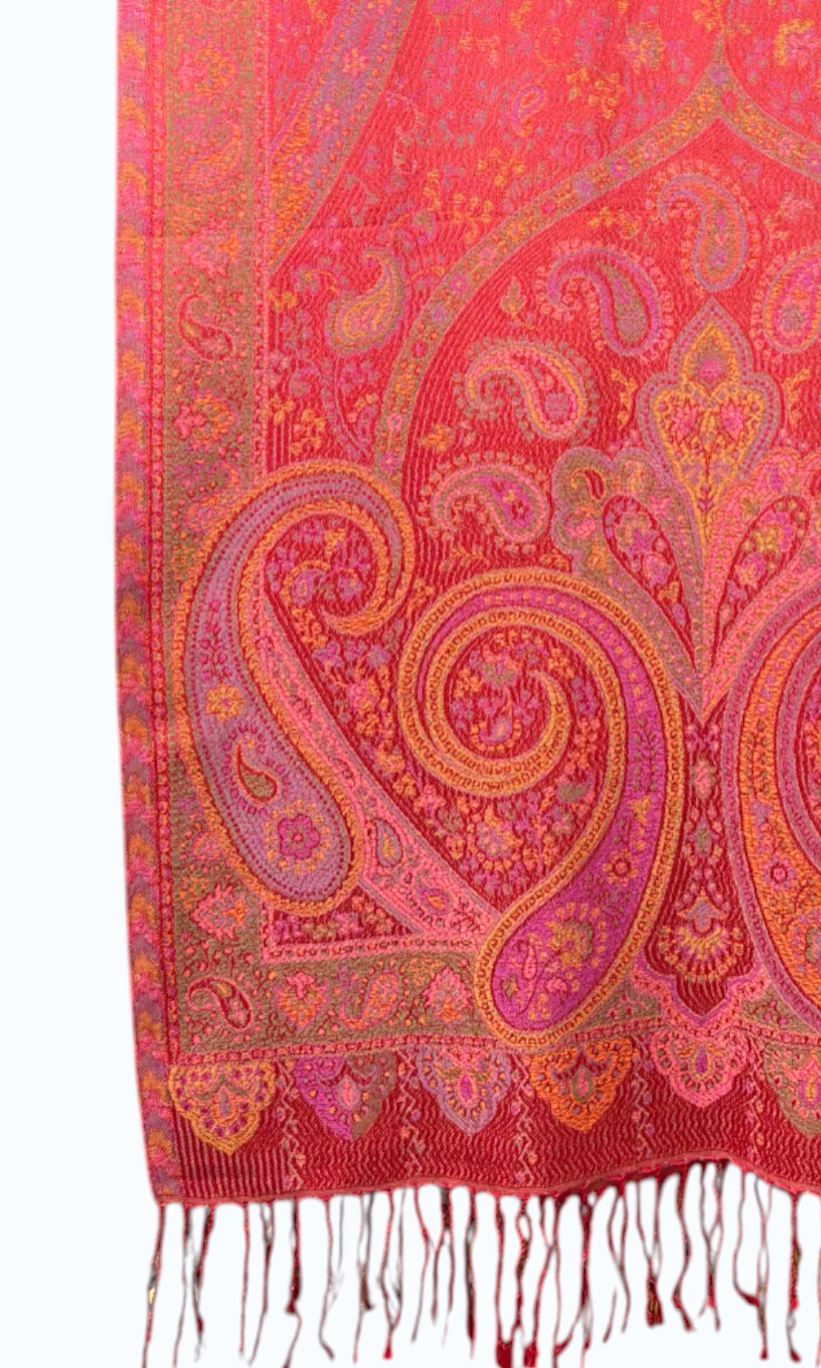 Großer Paisley Seidenschal - Mohini - Damen Schal aus reiner Seide