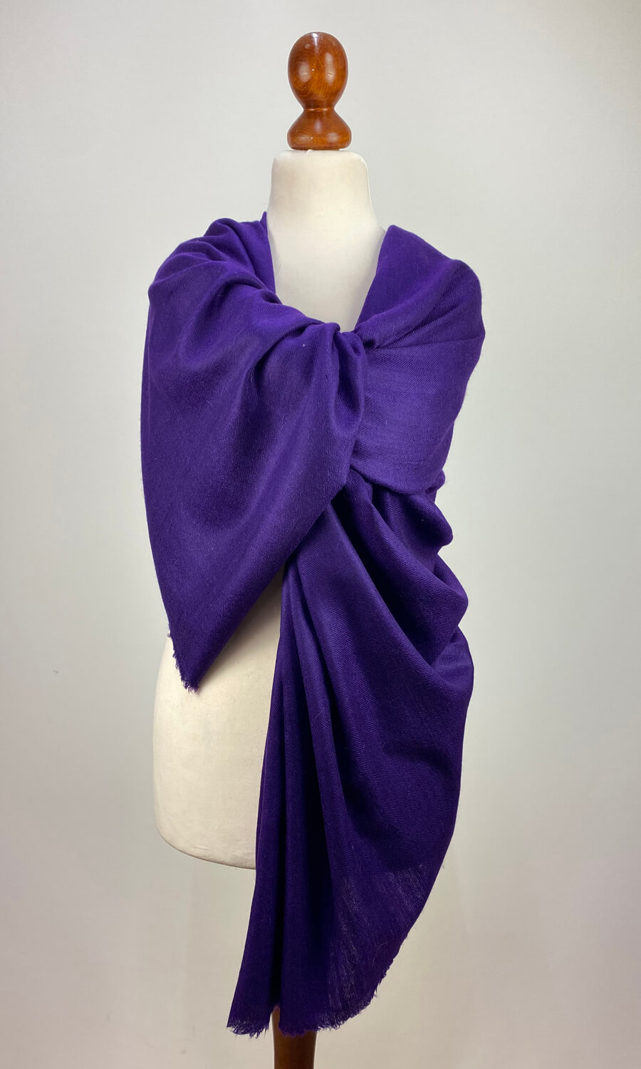 "Lady Lila" - handgewebtes Pashmina Plaid   