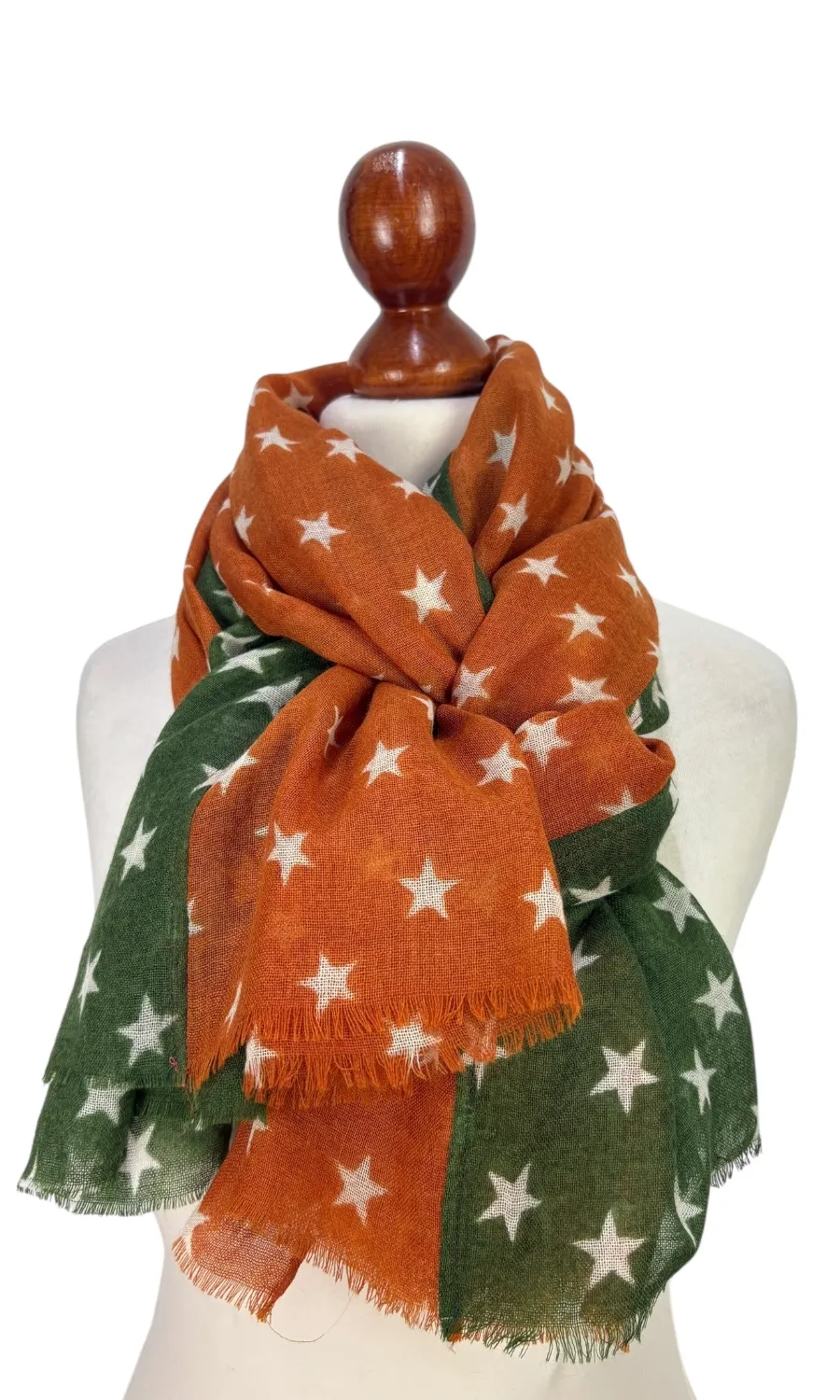 Mohini - plaid aus Kaschmirwolle mit Sternenmuster