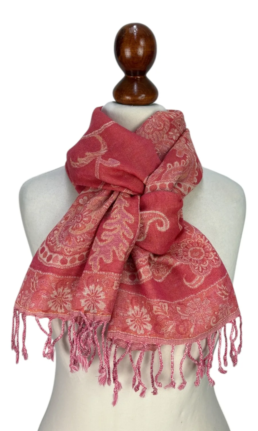 Schmaler Jamawar Schal aus Merinowolle - Mohini - Damen Schal