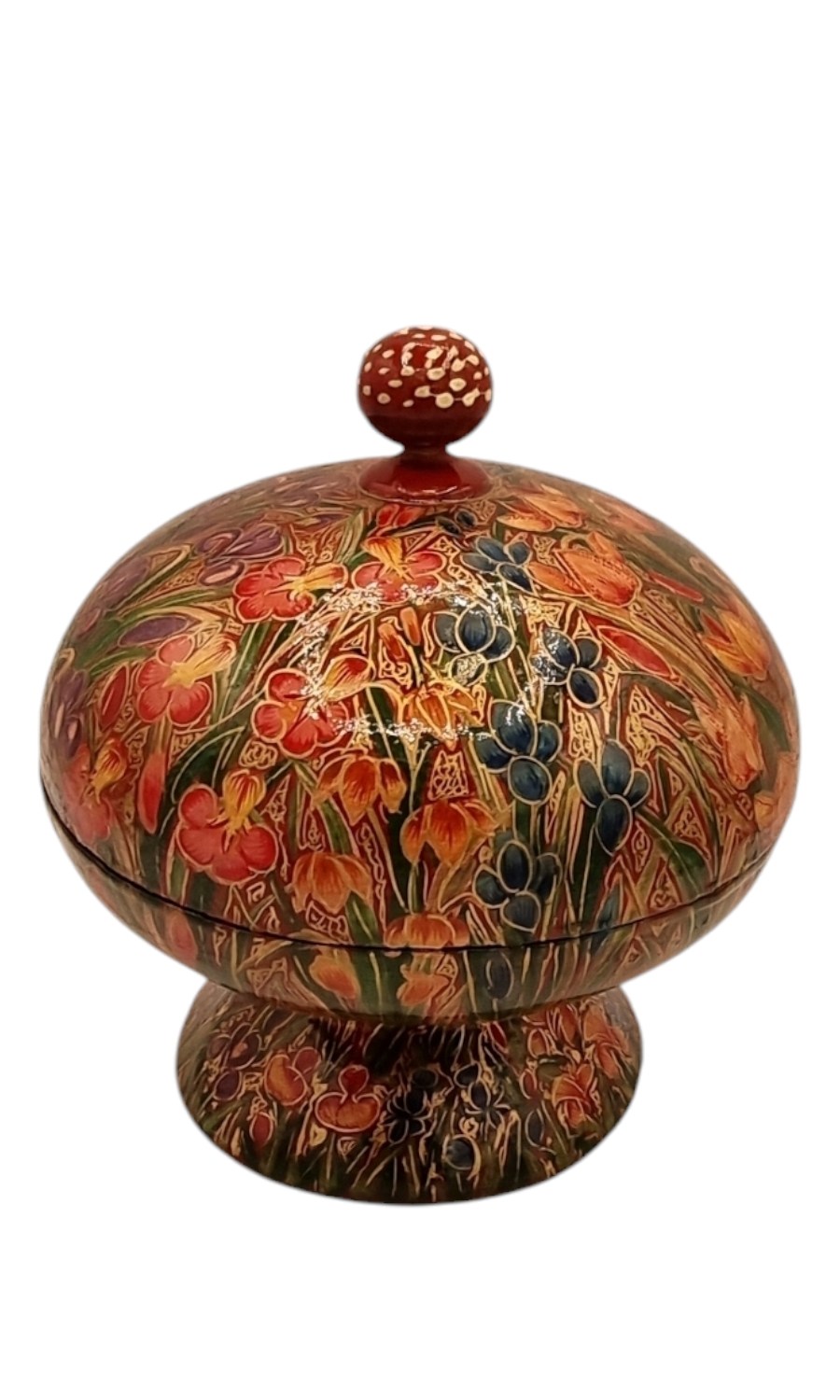 handbemalte Schale aus Papiermaché 