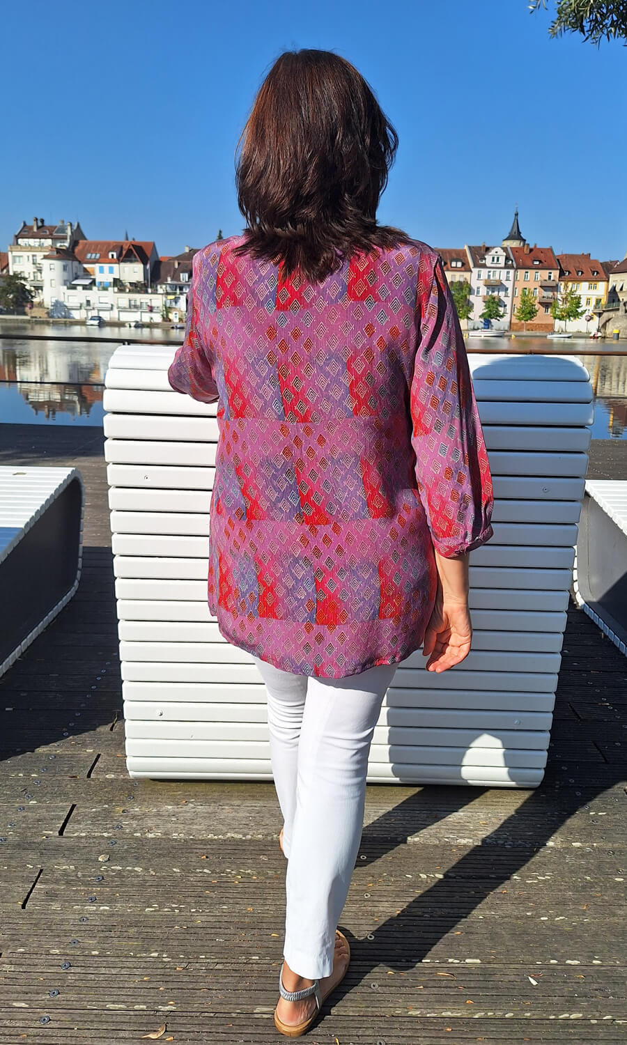 Chica  - Damenbluse aus edler Seide 