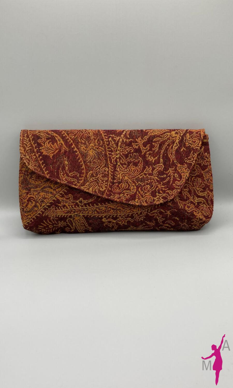 "Rust" - handgefertigte Tasche aus Kaschmirwolle