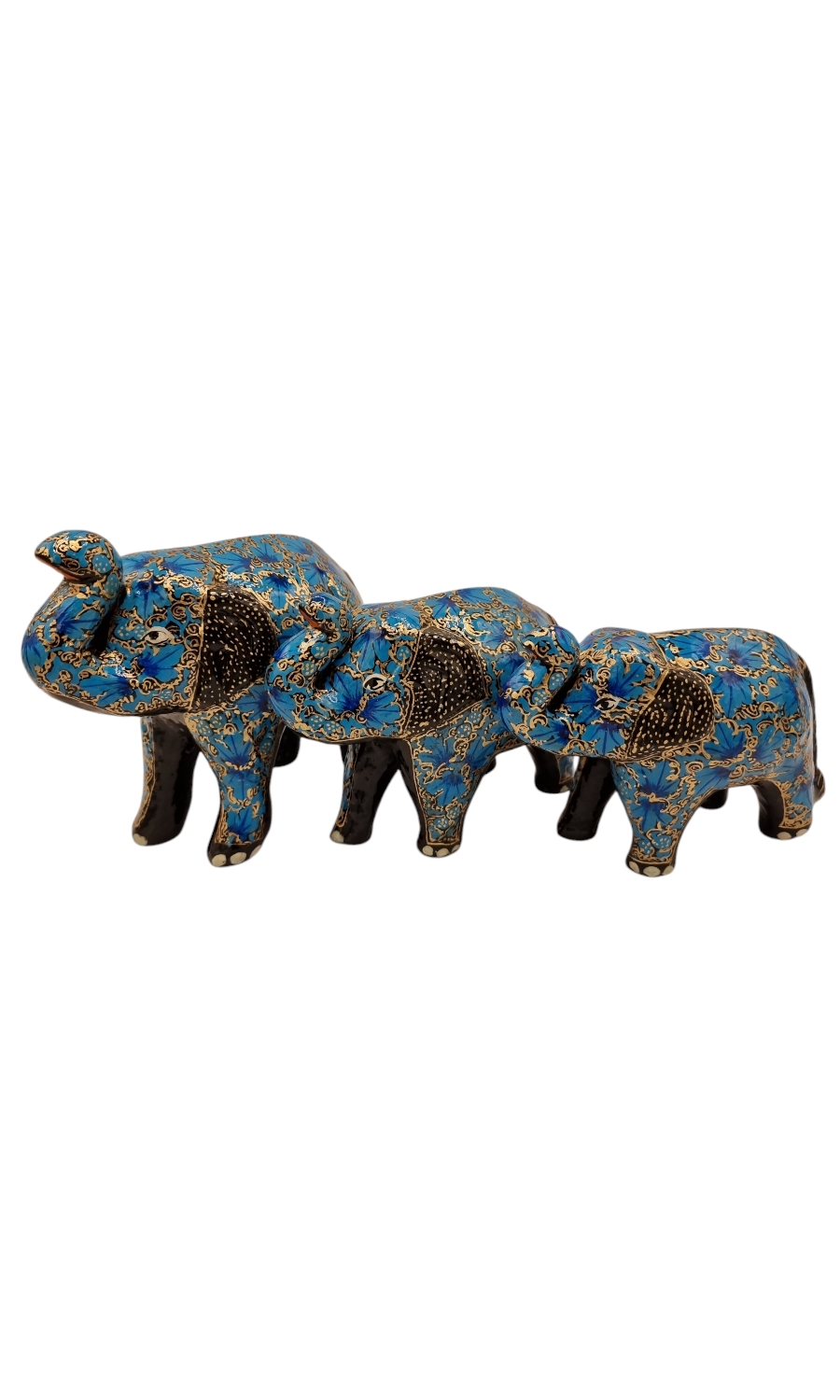 handbemalter Elefant aus Papiermaché  