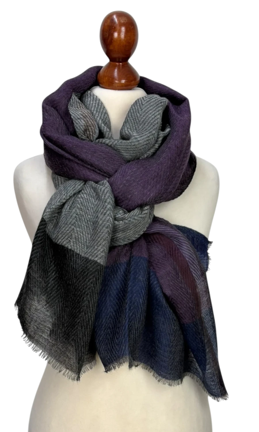 Mohini - großer Schal aus feiner Wolle