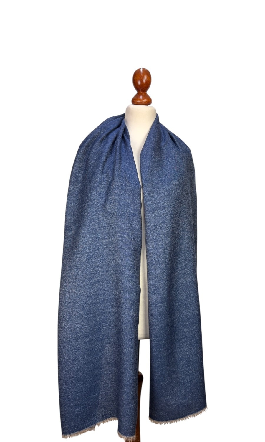 Großer zweifarbiger Wollschal - Mohini - Elegante Damen Stola